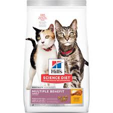 Cats need a balanced diet to stay healthy. Hill S Science Diet Adult Multiple Benefit Cat Food