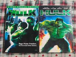 colecionadores hulk 2003 e 2008 filmes