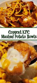 So i guess this is only for a limited time? Homemade Chicken Mashed Potato Bowls Recipe Recipe In 2020 Mashed Potato Bowl Recipe Kfc Bowls Recipe Potato Bowl Recipe