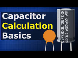 Capacitor Calculations Basic