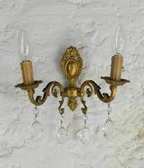 French Chandelier Matching Wall