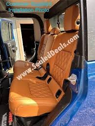 Diamond Leather Seat Covers For Jeep