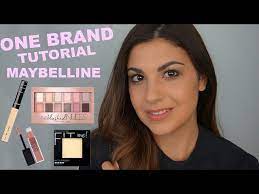 one brand makeup tutorial maybelline