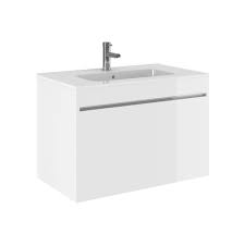 Check out our vanity unit 800mm selection for the very best in unique or custom, handmade pieces from our bathroom vanities shops. Crosswater Kai 800mm Single Drawer Wall Hung Vanity Unit And Basin Kl8000dwg Kl0811scw