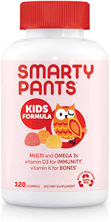 According to the american academy of pediatrics, infants under 12 months require 400 iu of vitamin d per day, while older children and adolescents require at least 600 iu per day. Amazon Com Smartypants Kids Formula Daily Gummy Multivitamin Vitamin C D3 And Zinc For Immunity Gluten Free Omega 3 Fish Oil Dha Epa Vitamin B6 Methyl B12 120 Count 30 Day Supply Health