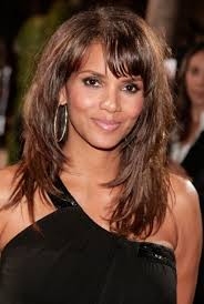 Shaggy lob long side hairstyles with bangs. Halle Berry Layered Long Hairstyle With Bangs Hairstyles Weekly