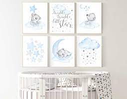 Bear Boys Nursery Prints Nursery Decor