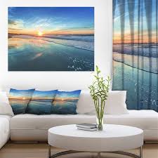 distant sunset 30 in x 40 in wall art