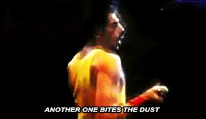 Image result for another one bites the dust gif