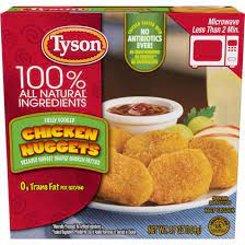 is tyson en nuggets keto sure