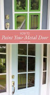 How To Paint Your Metal Front Door The