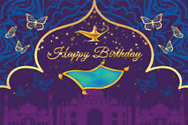 Details About 5x3ft Birthday Theme Background Aladdins Lamp Magic Carpet Vinyl Photo Backdrop