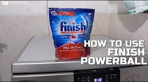 how to use finish powerball tablets