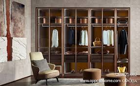 Open Wardrobe With Glass Door Obw21 012