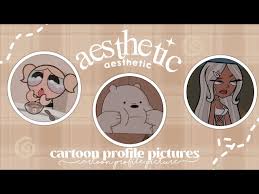 aesthetic cartoon profile pictures