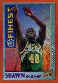 Shawn kemp was an athletic player, who is best remembered for his powerful and acrobatic dunks. Shawn Kemp Basketball Cards