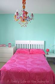 turquoise hot pink tween room a