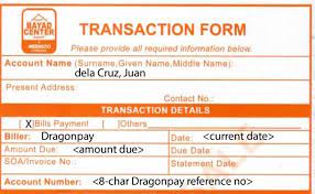 how to pay through bayad center dragonpay