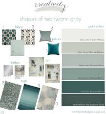 Teal And Warm Gray Moody Monday