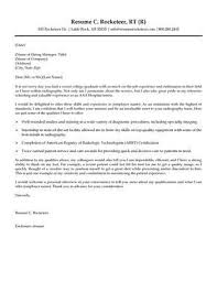 Rad Tech Cover Letter And Resume Examples Helpful Tips Pinterest
