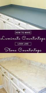 Now you can give your laminate tops an upscale look and feel with specialty edges. Make Laminate Countertops Look Like Granite Crafting A Green World