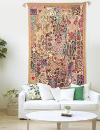 Vintage Indian Patchwork Tapestry Wall