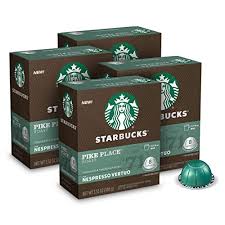 24 count (pack of 2). Buy Starbucks By Nespresso Coffee Capsules For Vertuo Machines Medium Roast In 4 Boxes Coffee Pike Place 32 Count Online In Vietnam B08r4cvms3