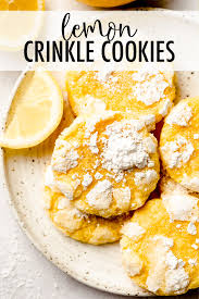 120 g (4.23 oz) of sugar. Lemon Crinkle Cookies