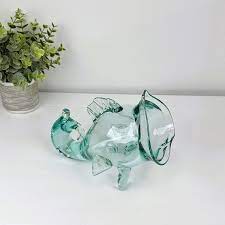 Glass Fish Sculpture Blown Glass Fish