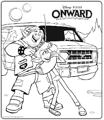 Our free coloring pages for adults and kids, range from star wars to mickey mouse. Pixar Onward A First Look And Review Gone With The Twins