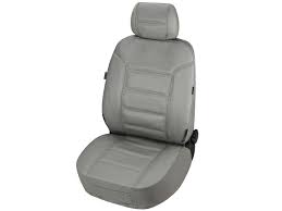 Seat Cover Los Angeles Leather Grey 1pc