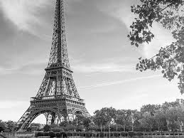 Black And White Paris Background Hd