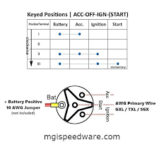 Lawn tractor key switch diagram. Universal Key Switch 4 Position Mgi Speedware Mgi Speedware