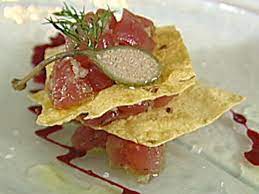 napoleon of tuna tartare recipe food