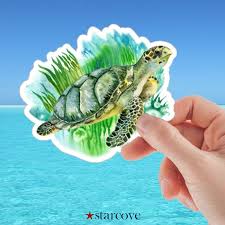 Sea Turtle Stickers Ocean Island