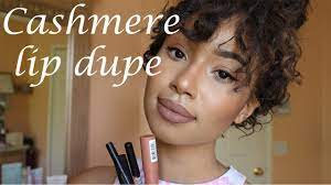 makeup cashmere dupe lip tutorial