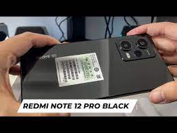 Redmi Note 12 Pro 5G BLACK Unboxing! - YouTube