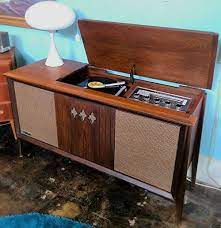 This solid wood record player cabinet is designed for storing your vinyl collection in style but its versatile design means it could also be used as a sideboard. 9 Vintage Record Players Cabinet Ideas