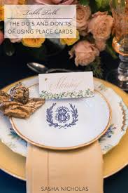 Lets Talk Place Cards The Dos Donts Of Using Them For