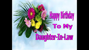 happy birthday to my daughter in law