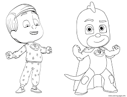 Download pj masks activities for your little one. Greg Is Gekko From Pj Masks Coloring Pages Printable