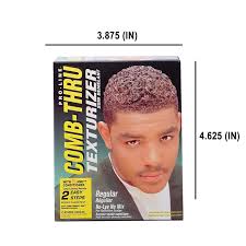 If you do not want to eliminate the natural curls, but would like their hair to be more manageable, texturizers would be a fantastic option for you. Pro Line Ii Men S Regular Comb Thru Texturizer Kit Walmart Com Walmart Com