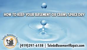 crawl space dry toledo basement repair