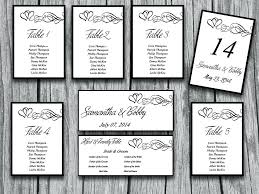 Heart Wedding Seating Chart Template Place Card Ideas Styling Tips