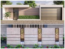 modern compound wall elevation designs