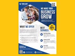 free business flyer template psd