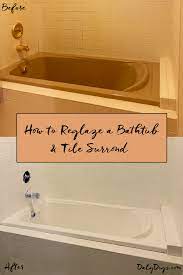 to reglaze a bathtub and tile surround