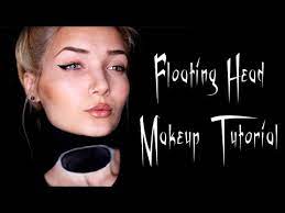 hovering head halloween makeup tutorial