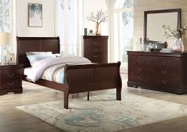 Louis Philippe Twin Size Bedroom Set
