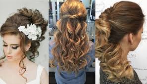 Bride and bridal party split bridesmaid hair and makeup. 21 Magnificent Bridesmaid Hairstyles For Long Medium Hair